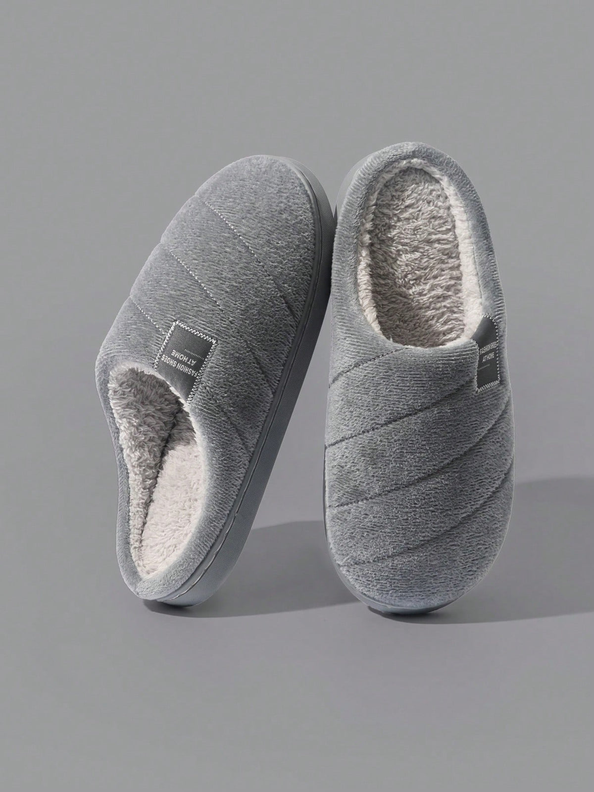 Warm And Comfortable Plush Slippers, Non-Slip Indoor Shoes