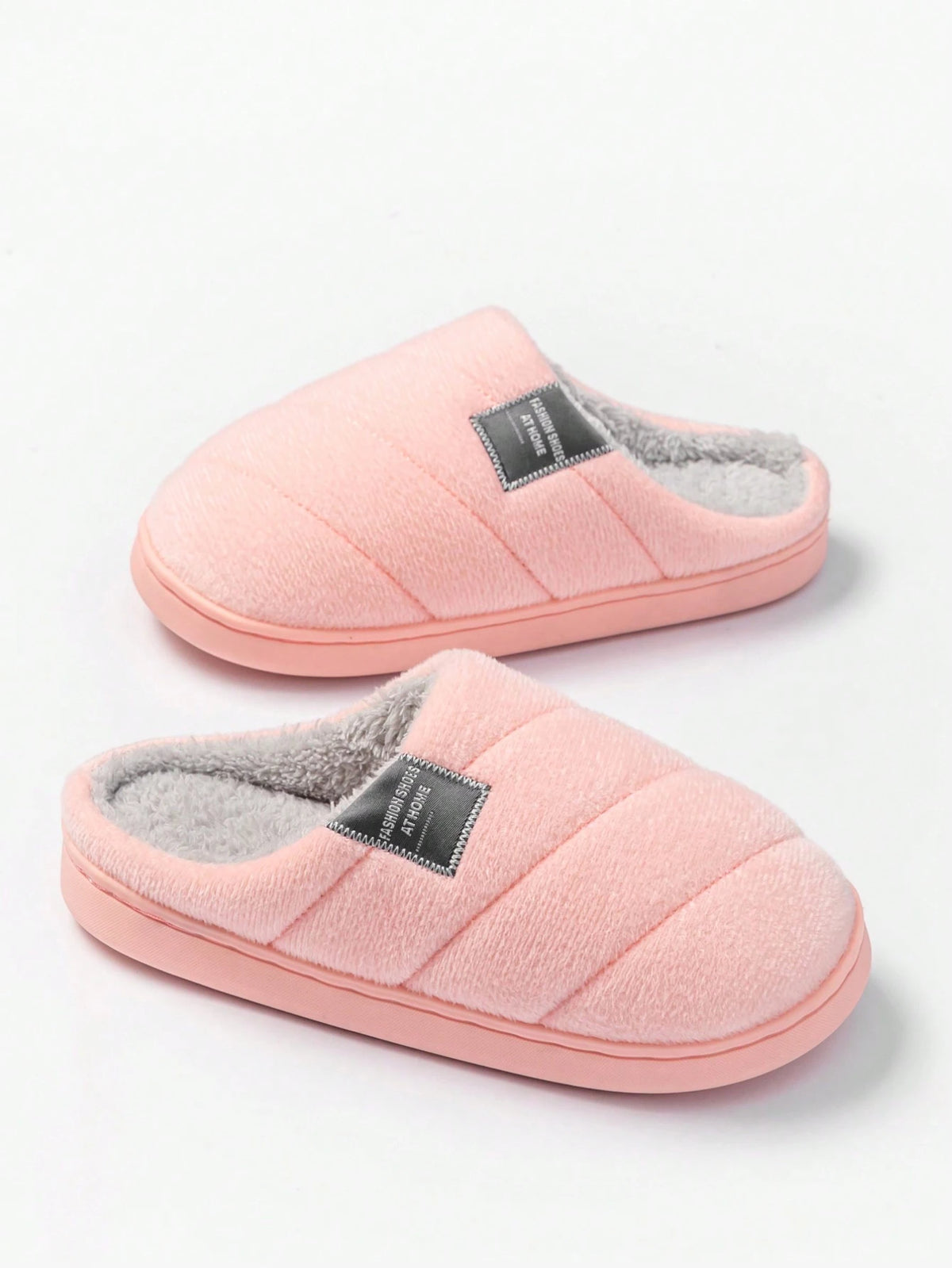 Warm And Comfortable Plush Slippers, Non-Slip Indoor Shoes