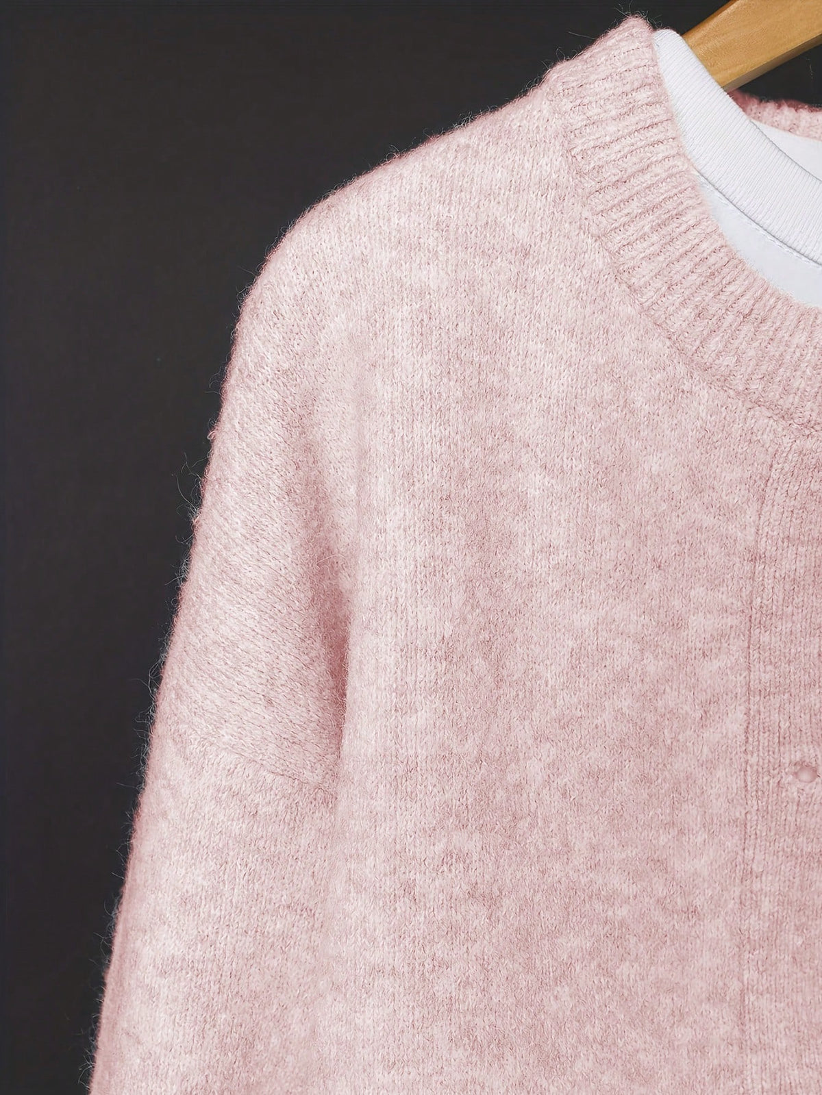 Women's Beige Cardigan, Soft Long Sleeve Sweater Jacket