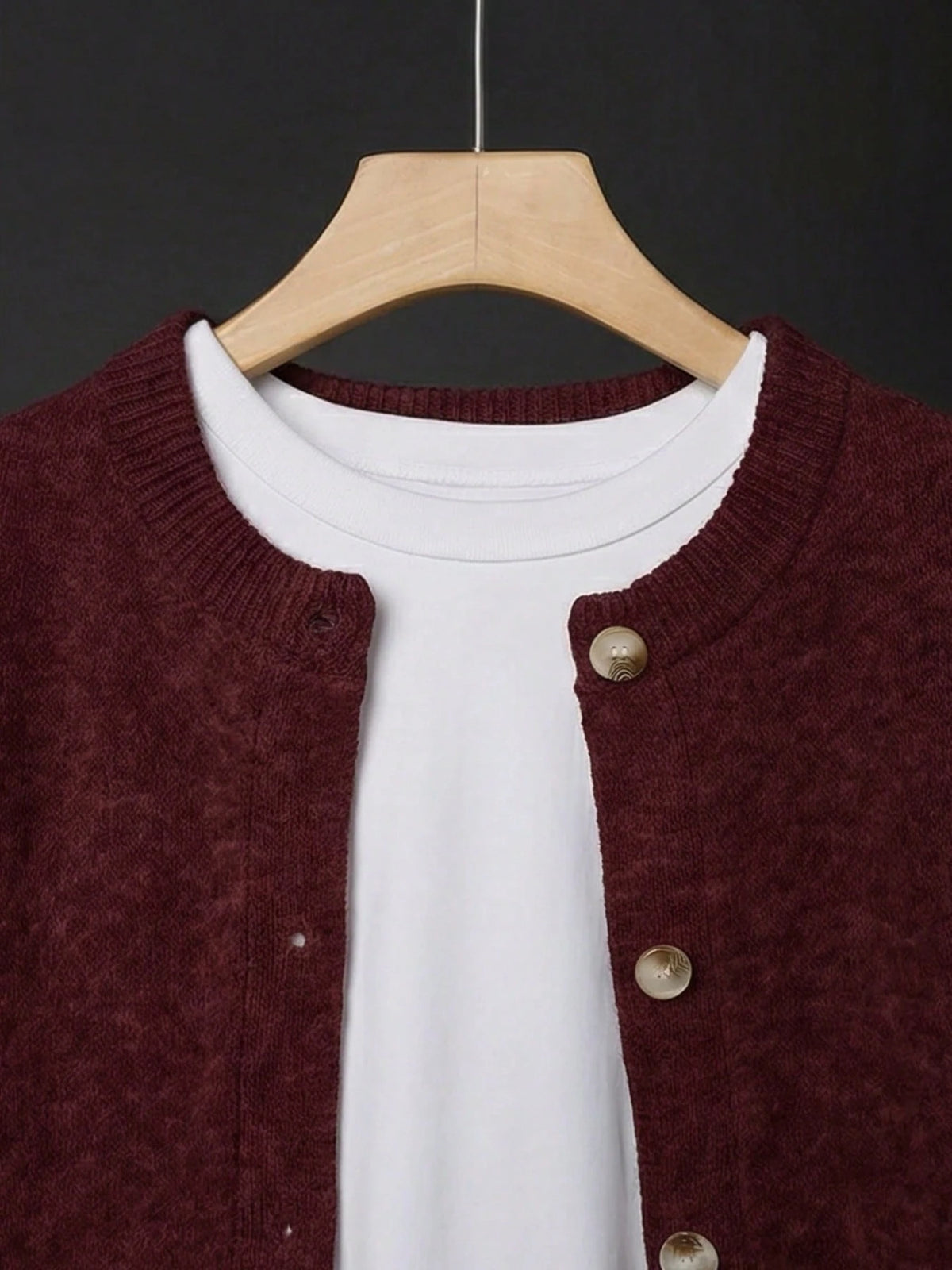Women's Beige Cardigan, Soft Long Sleeve Sweater Jacket